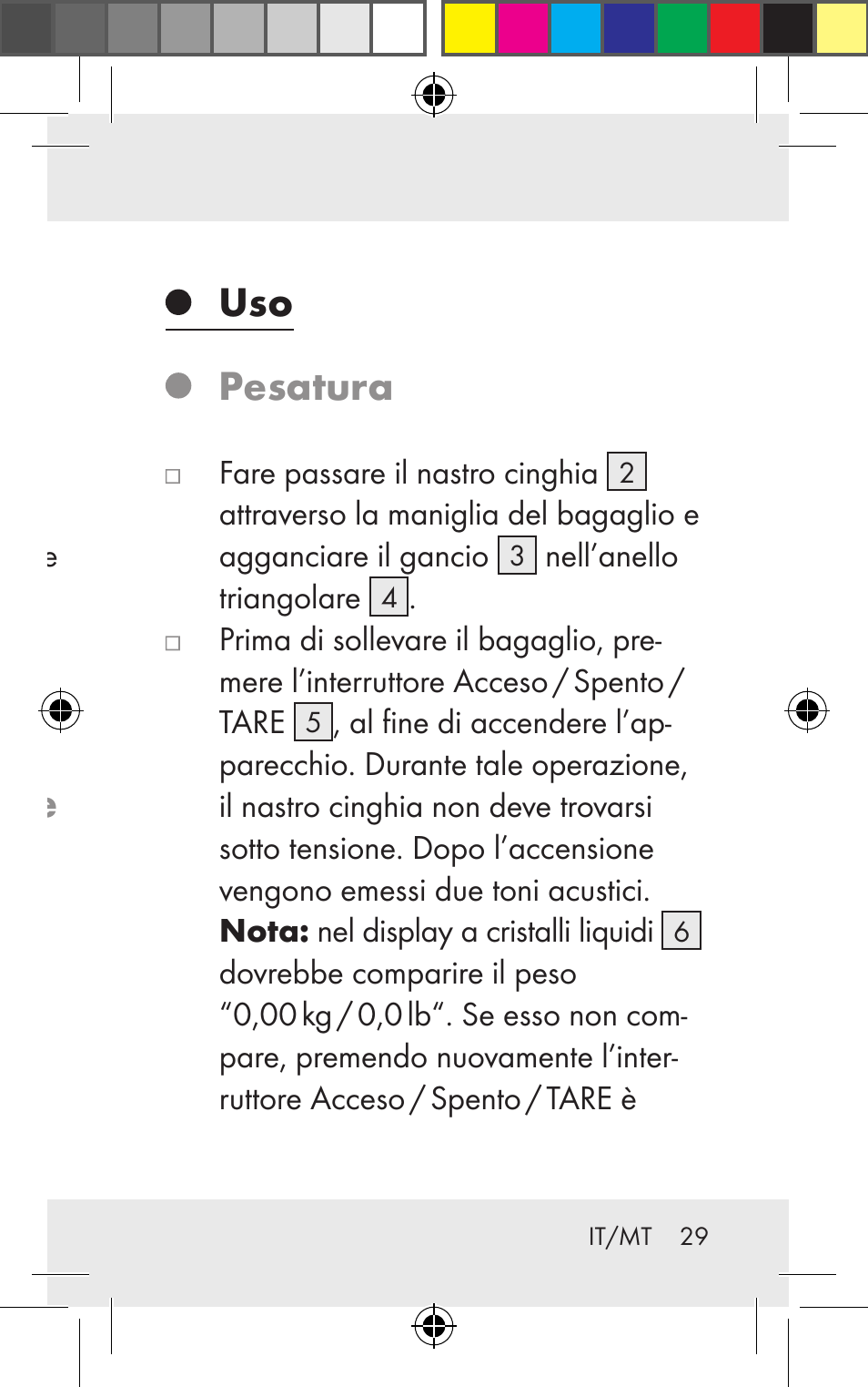 Uso pesatura | Silvercrest Z31123 User Manual | Page 29 / 84