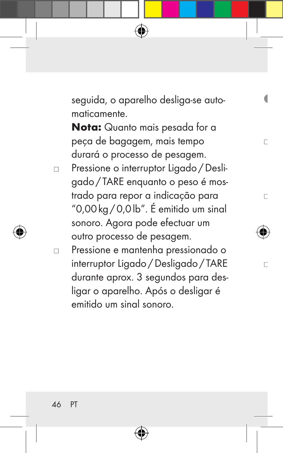 Trocar a unidade de peso | Silvercrest Z31123 User Manual | Page 46 / 84