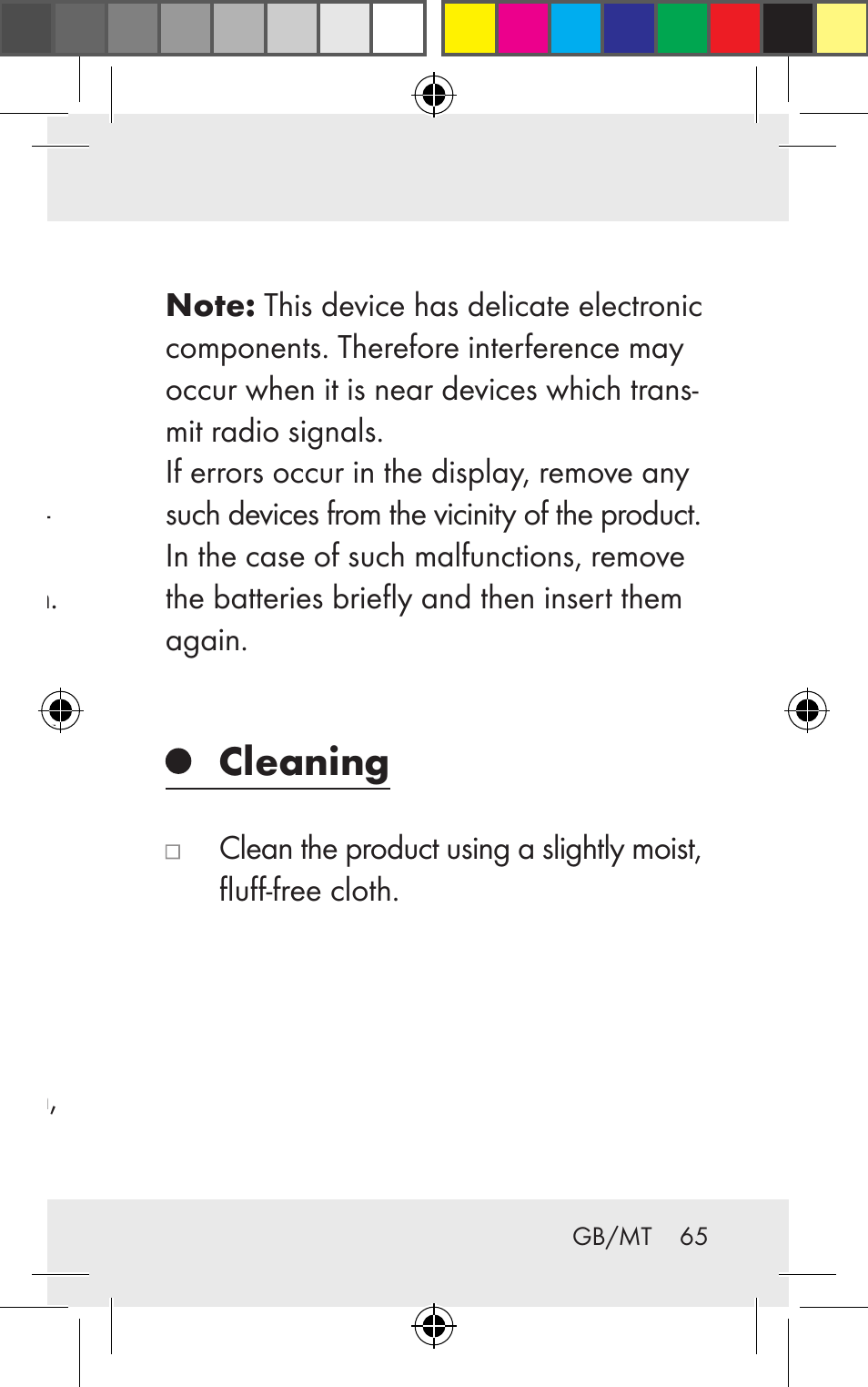 Cleaning | Silvercrest Z31123 User Manual | Page 65 / 84