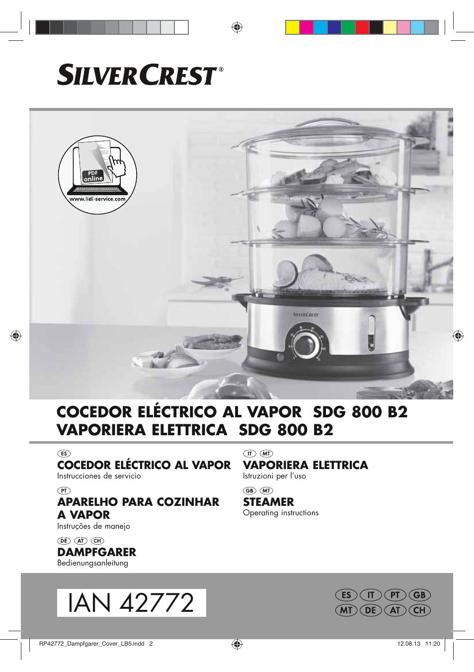 Silvercrest SDG 800 B2 User Manual | 98 pages