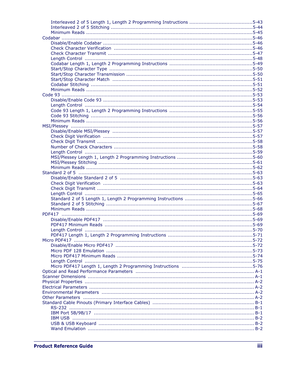Datalogic Scanning MAGELLAN 1400I User Manual | Page 5 / 180