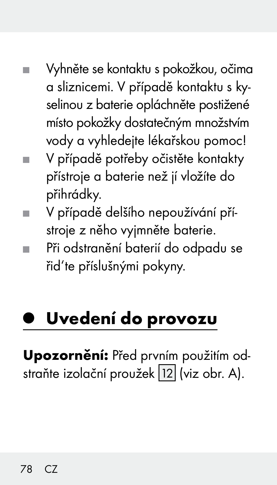 Uvedení do provozu | Silvercrest Z31894 User Manual | Page 78 / 122