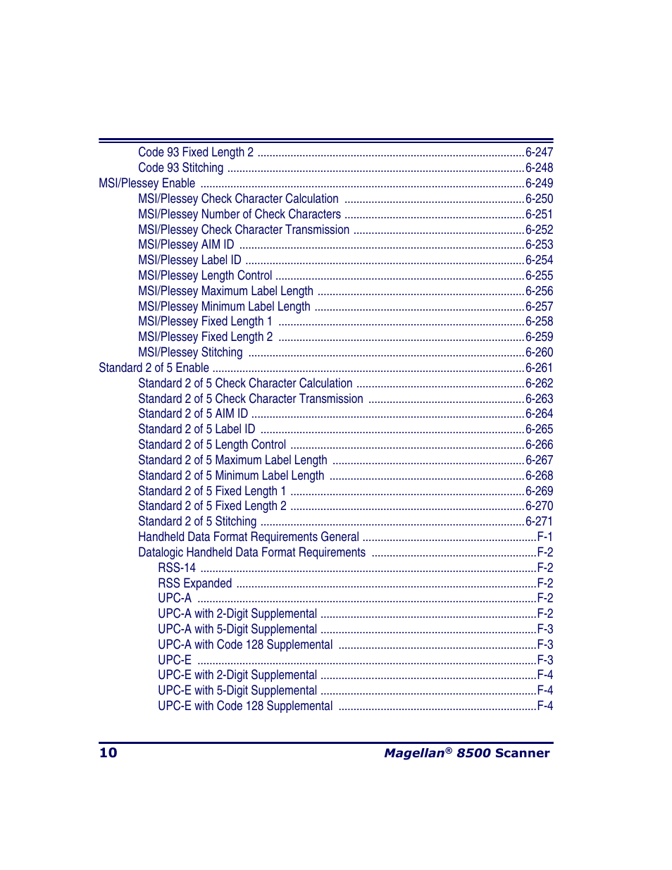 Datalogic Scanning MAGELLAN 8500 User Manual | Page 12 / 436