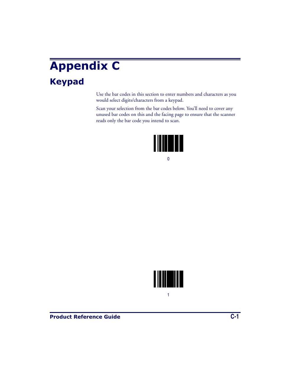 Keypad, Appendix c, keypad, Number pad in appendix c | Appendix c | Datalogic Scanning MAGELLAN 8500 User Manual | Page 393 / 436