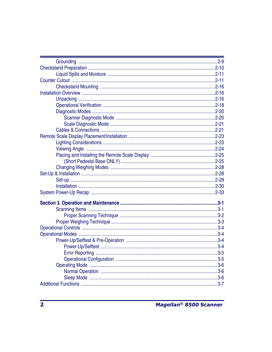 Datalogic Scanning MAGELLAN 8500 User Manual | Page 4 / 436