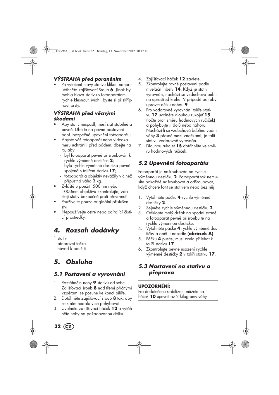 Rozsah dodávky, Obsluha | Silvercrest SSD 3000 A1 User Manual | Page 34 / 50