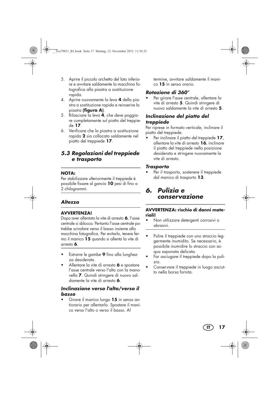 Pulizia e conservazione | Silvercrest SSD 3000 A1 User Manual | Page 19 / 34