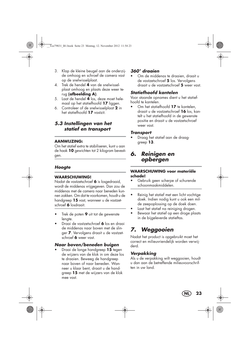 Reinigen en opbergen, Weggooien | Silvercrest SSD 3000 A1 User Manual | Page 25 / 34