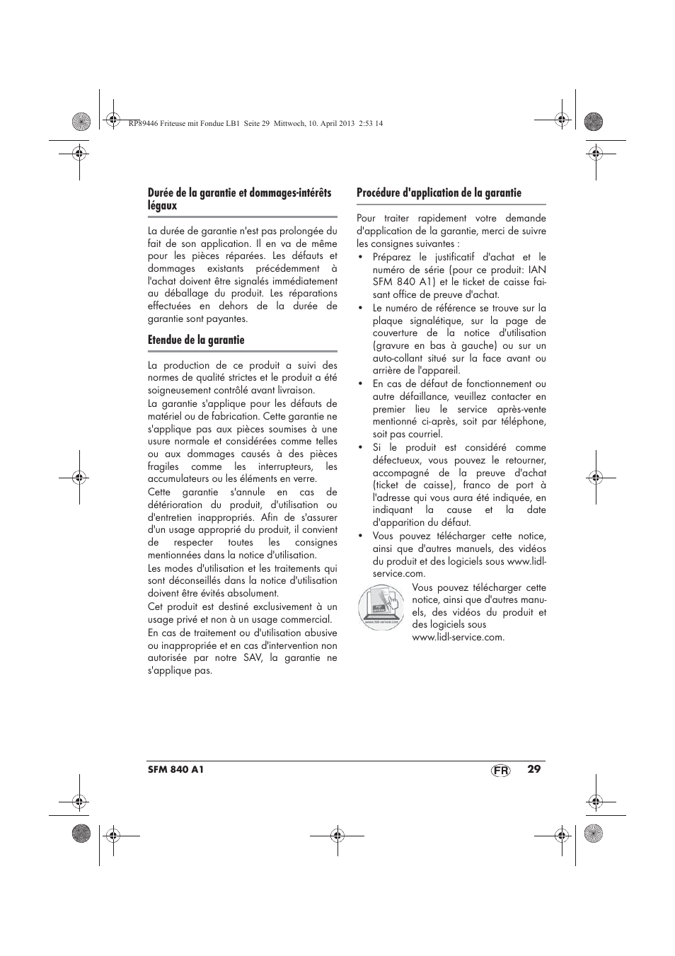 Silvercrest SFM 840 A1 User Manual | Page 31 / 74