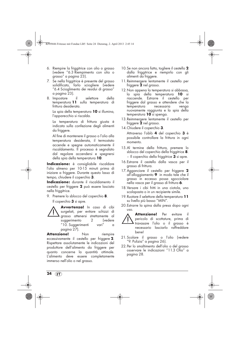 Silvercrest SFM 840 A1 User Manual | Page 26 / 74