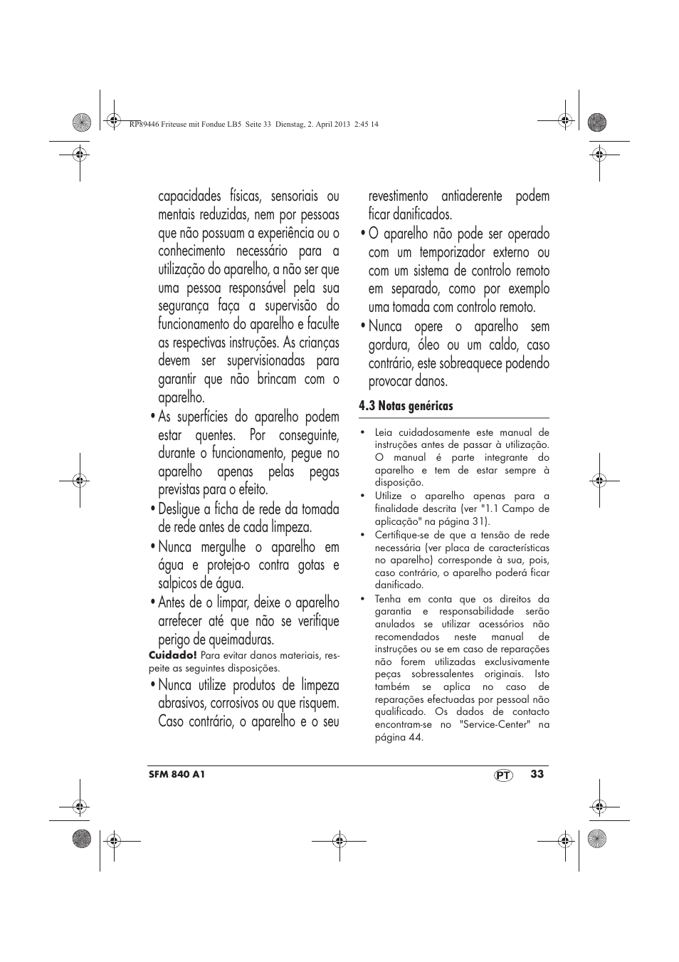 Silvercrest SFM 840 A1 User Manual | Page 35 / 74