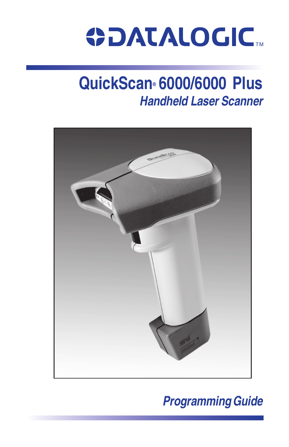 Datalogic Scanning QUICKSCAN 6000 User Manual | 104 pages