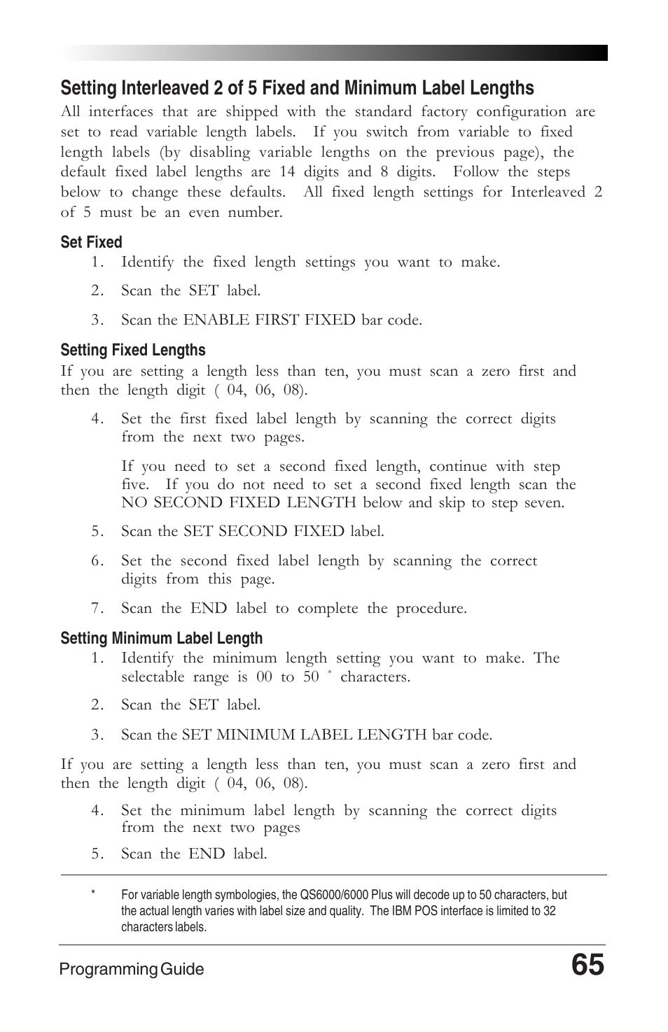 Datalogic Scanning QUICKSCAN 6000 User Manual | Page 69 / 104