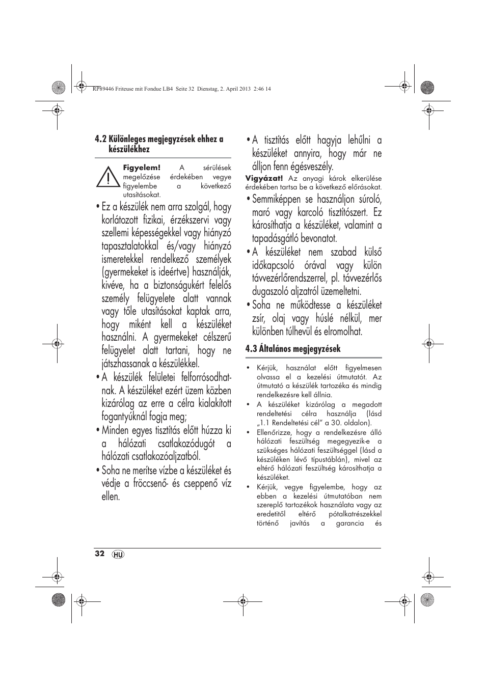 Silvercrest SFM 840 A1 User Manual | Page 34 / 98