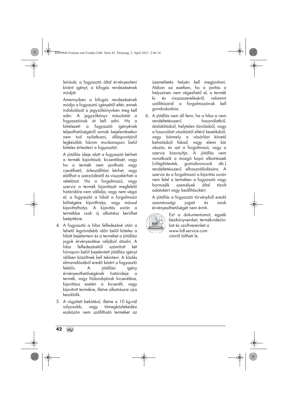 Silvercrest SFM 840 A1 User Manual | Page 44 / 98