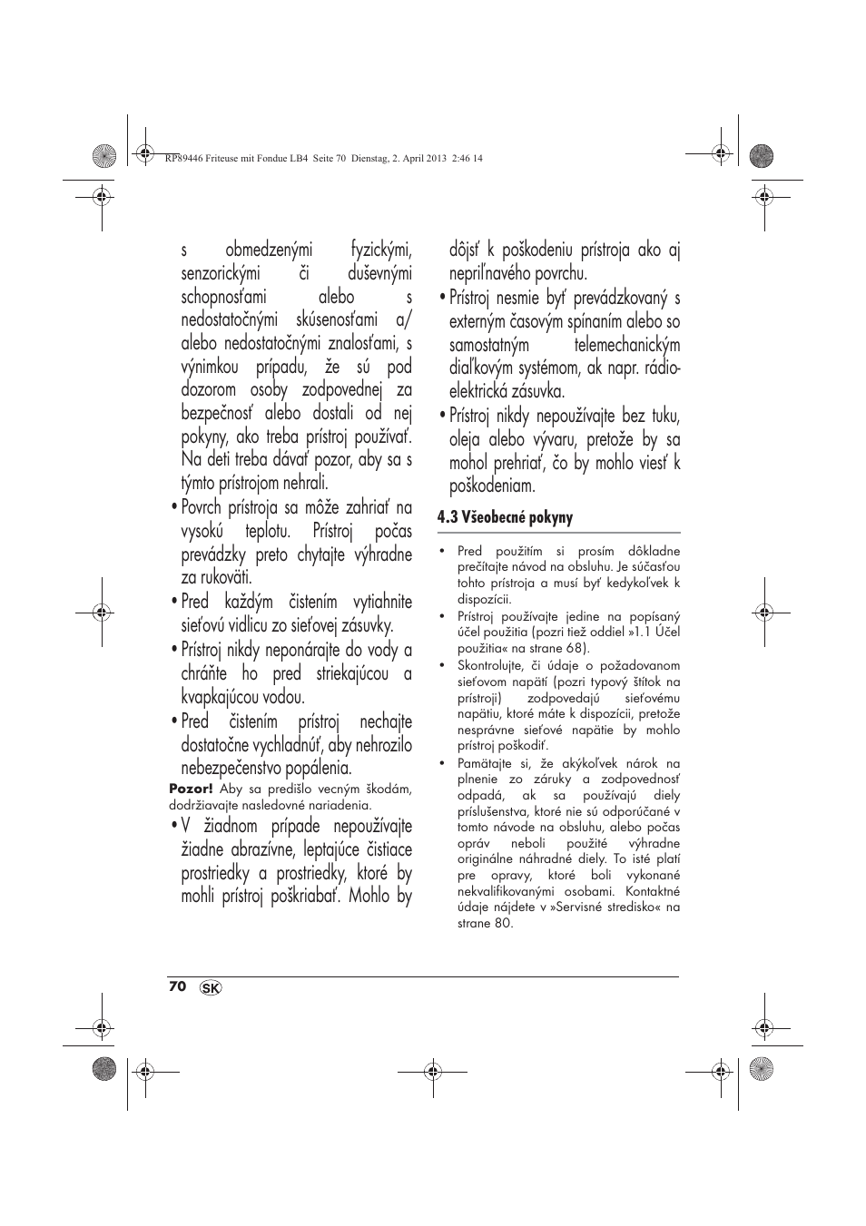 Silvercrest SFM 840 A1 User Manual | Page 72 / 98