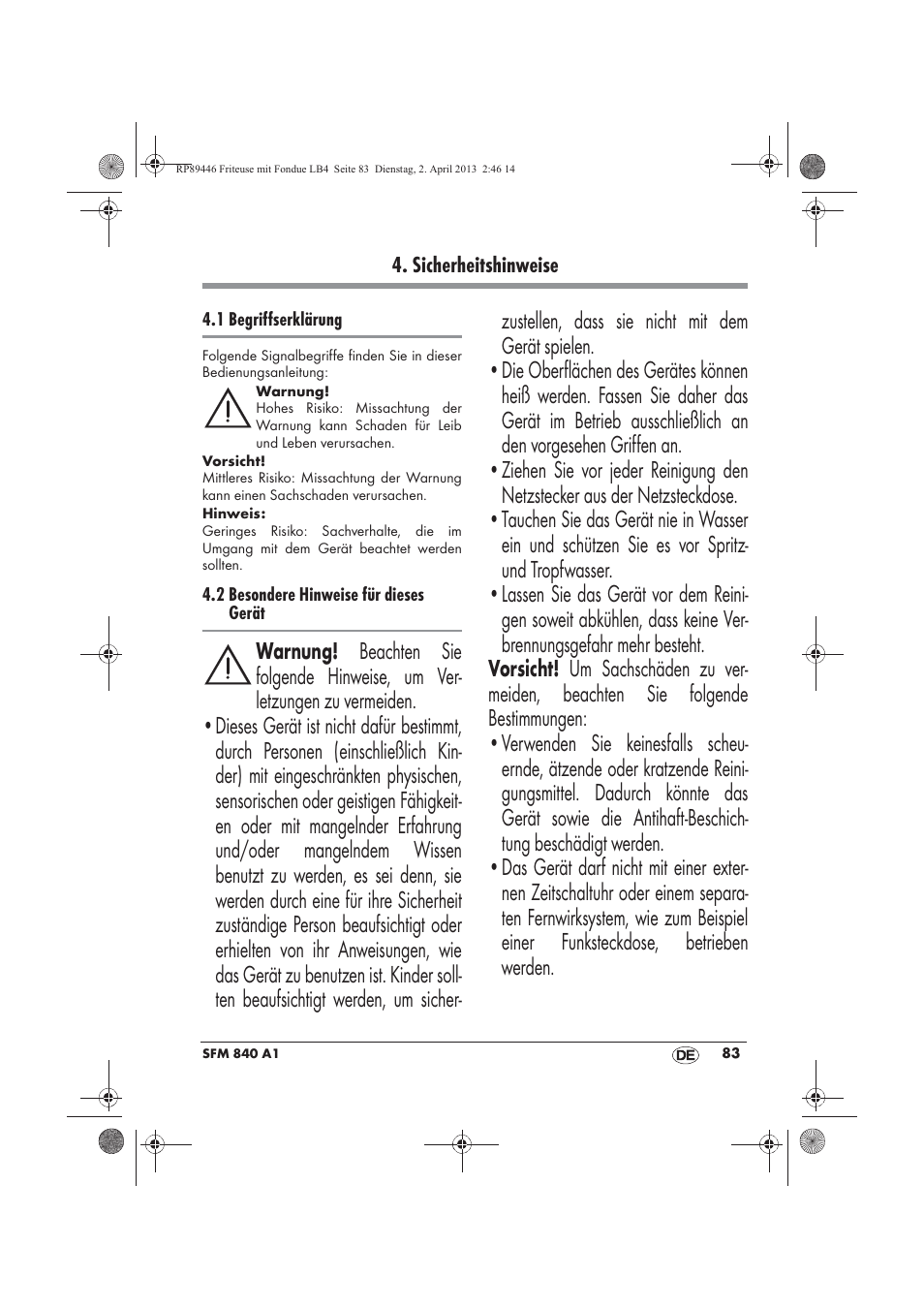 Silvercrest SFM 840 A1 User Manual | Page 85 / 98