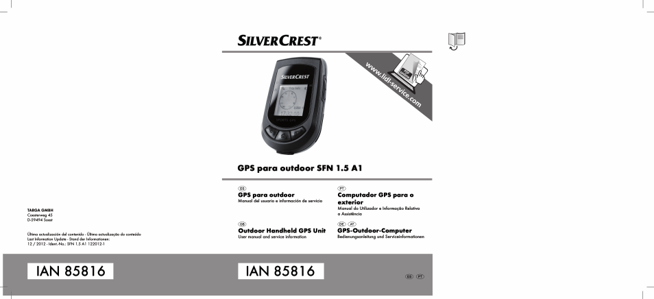 Silvercrest SFN 1.5 A1 User Manual | 147 pages