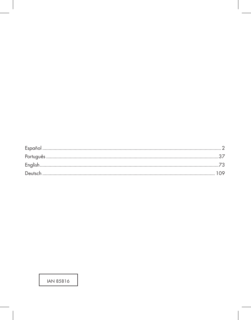 Silvercrest SFN 1.5 A1 User Manual | Page 3 / 147