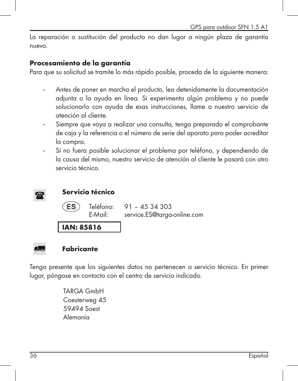 Silvercrest SFN 1.5 A1 User Manual | Page 38 / 147