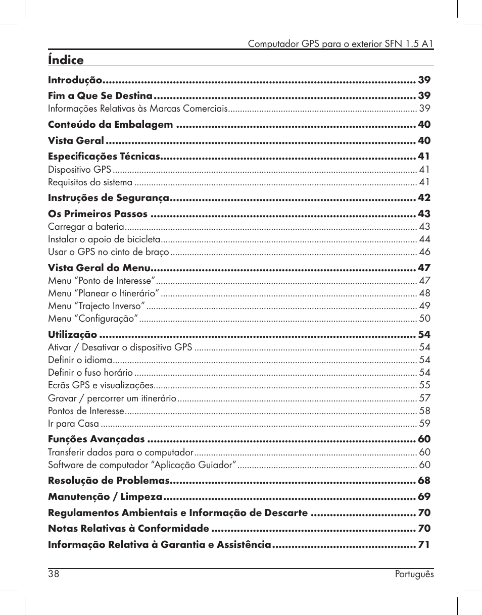 Índice | Silvercrest SFN 1.5 A1 User Manual | Page 40 / 147