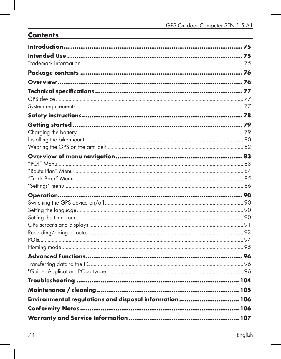 Silvercrest SFN 1.5 A1 User Manual | Page 76 / 147