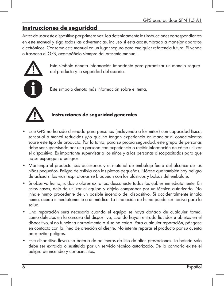 Instrucciones de seguridad | Silvercrest SFN 1.5 A1 User Manual | Page 8 / 147