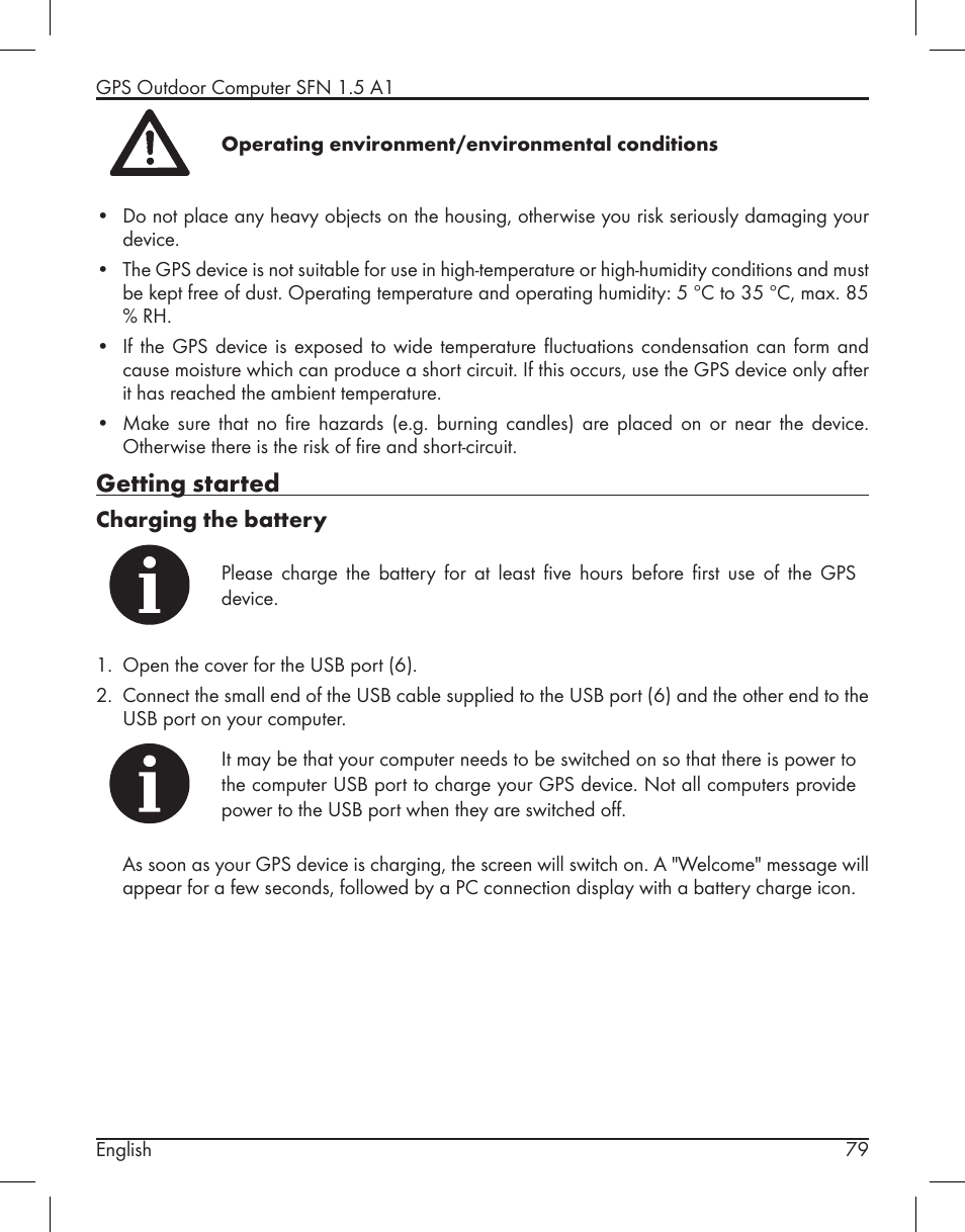 Getting started | Silvercrest SFN 1.5 A1 User Manual | Page 81 / 147