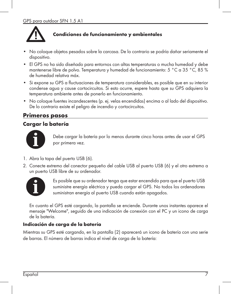 Primeros pasos | Silvercrest SFN 1.5 A1 User Manual | Page 9 / 147