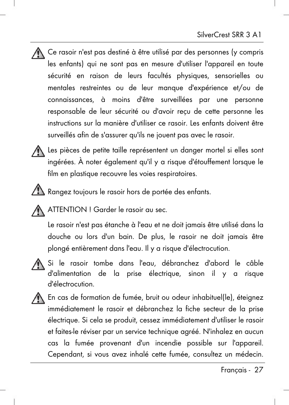 Silvercrest SRR 3 A1 User Manual | Page 29 / 110