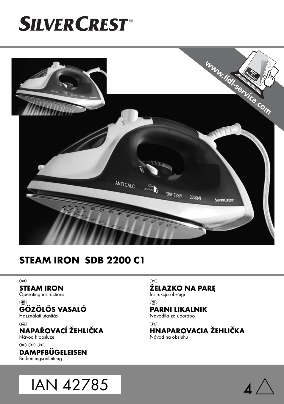 Silvercrest SDB 2200 C1 User Manual | 74 pages