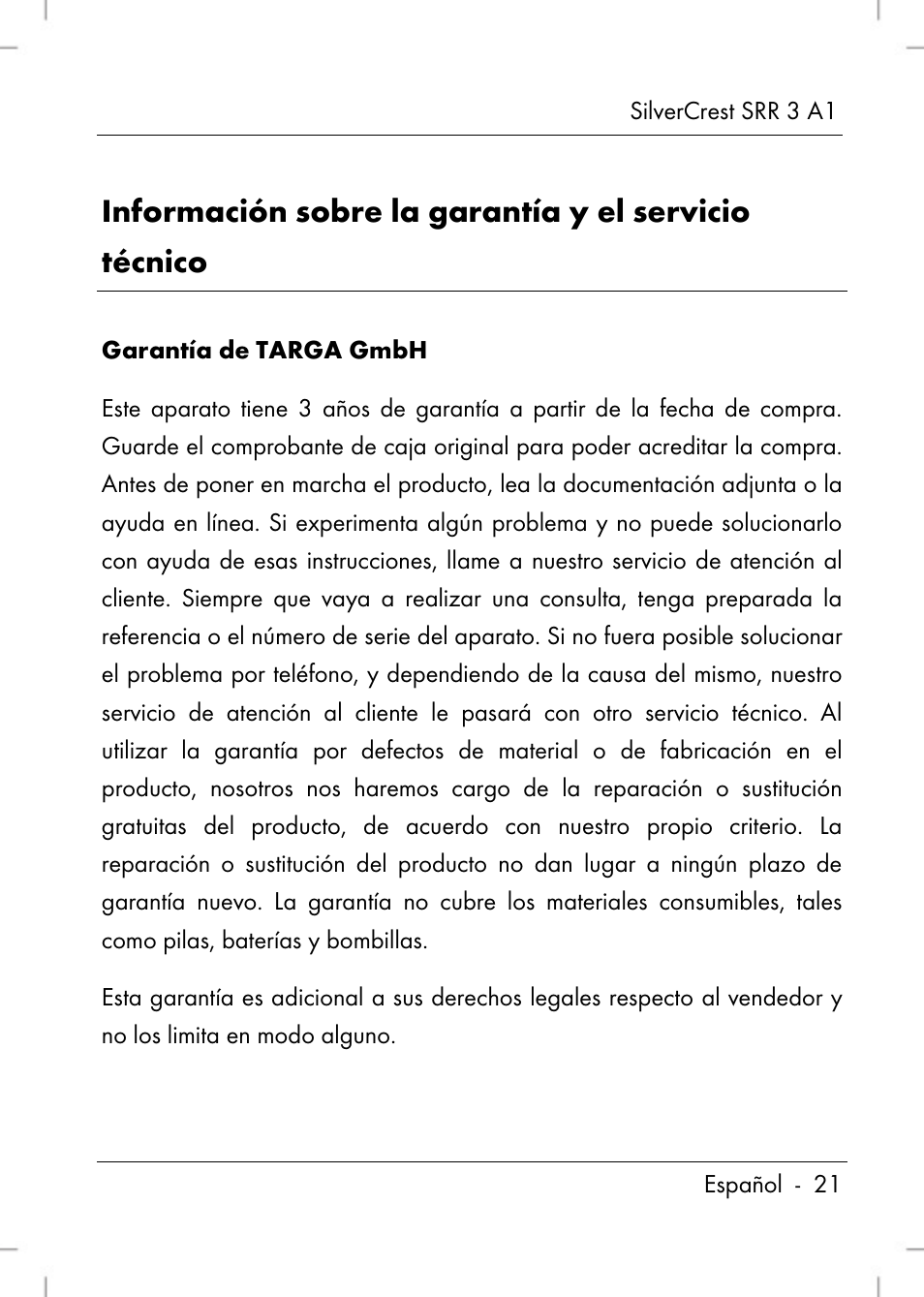 Silvercrest SRR 3 A1 User Manual | Page 23 / 110