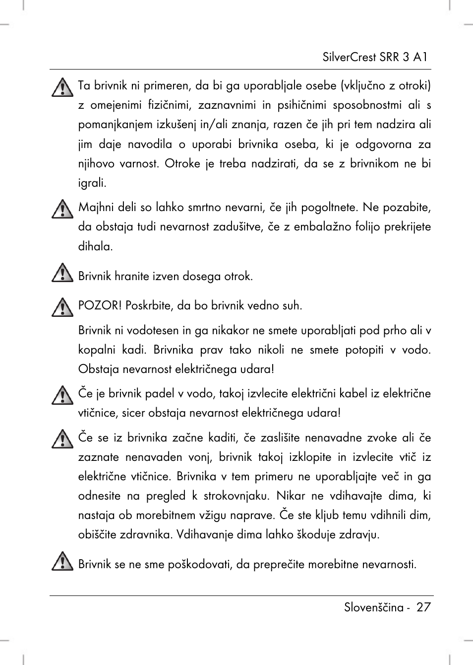 Silvercrest SRR 3 A1 User Manual | Page 29 / 110