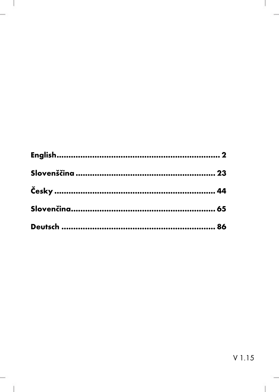 Silvercrest SRR 3 A1 User Manual | Page 3 / 110