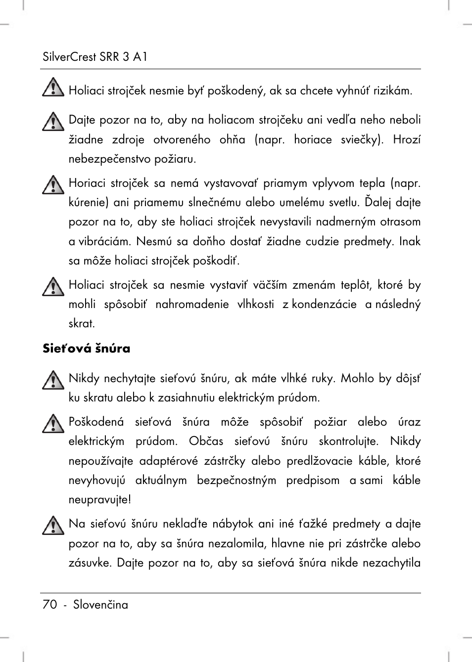 Silvercrest SRR 3 A1 User Manual | Page 72 / 110