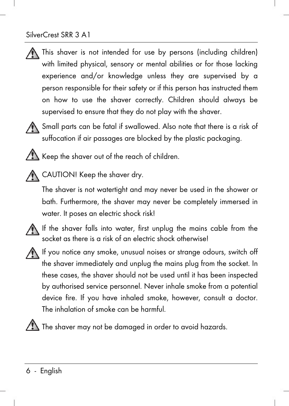 Silvercrest SRR 3 A1 User Manual | Page 8 / 110