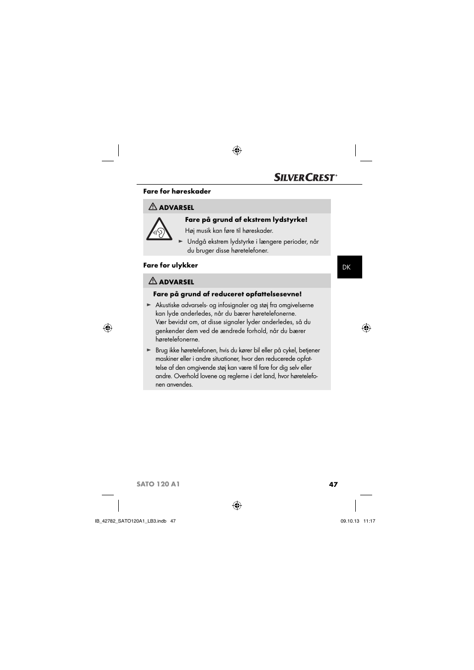 Silvercrest SATO 120 A1 User Manual | Page 50 / 101