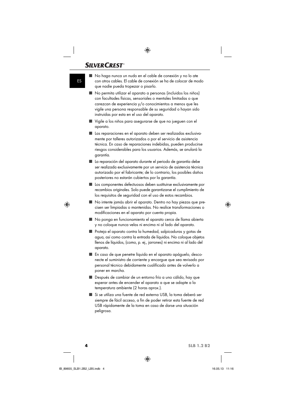 Silvercrest SLB 1.2 B2 User Manual | Page 7 / 64