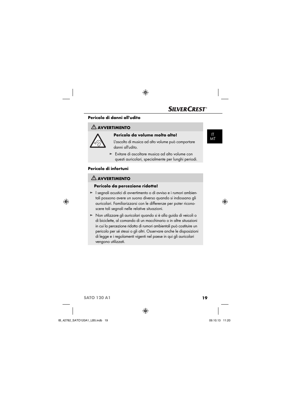 Silvercrest SATO 120 A1 User Manual | Page 22 / 73