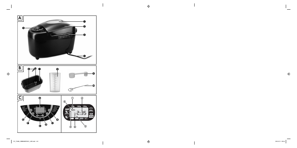 Ab c | Silvercrest SBB 850 EDS A1 User Manual | Page 2 / 66