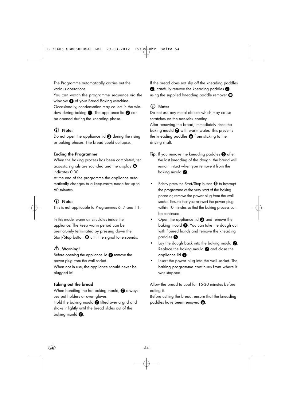 Silvercrest SBB 850 EDS A1 User Manual | Page 56 / 66