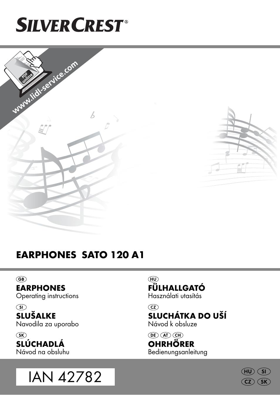 Silvercrest SATO 120 A1 User Manual | 87 pages