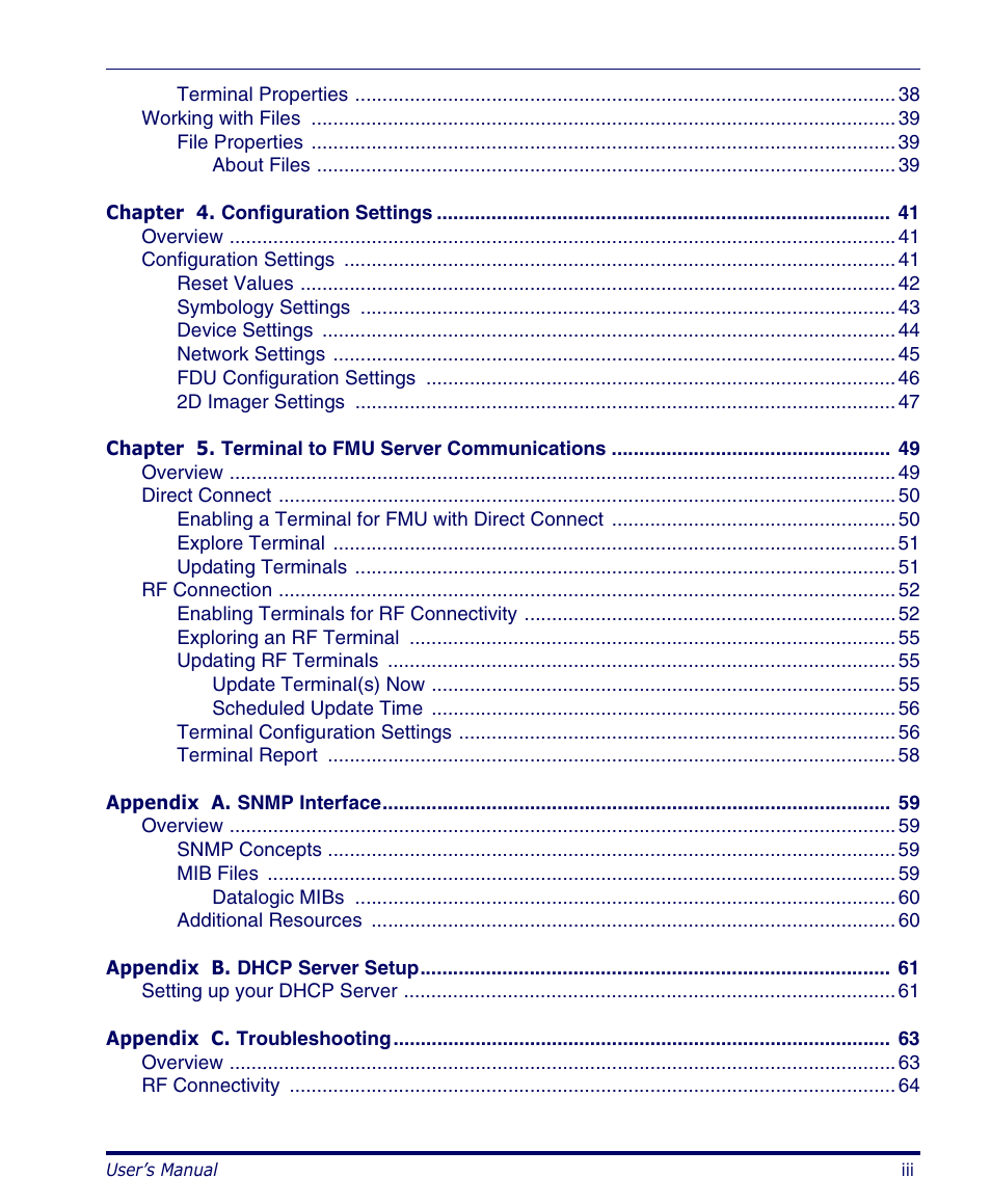 Datalogic Scanning PDA User Manual | Page 5 / 100