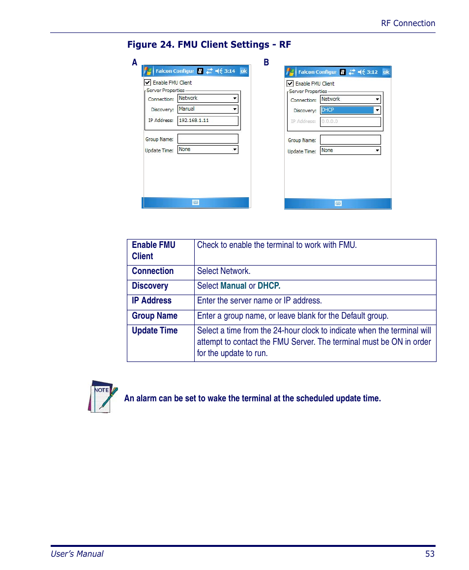 Figure 24, Y (see | Datalogic Scanning PDA User Manual | Page 65 / 100