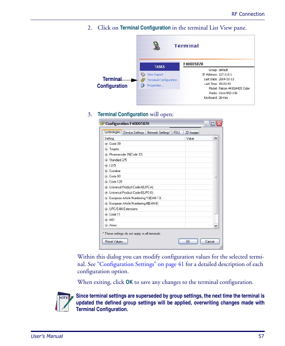 Datalogic Scanning PDA User Manual | Page 69 / 100