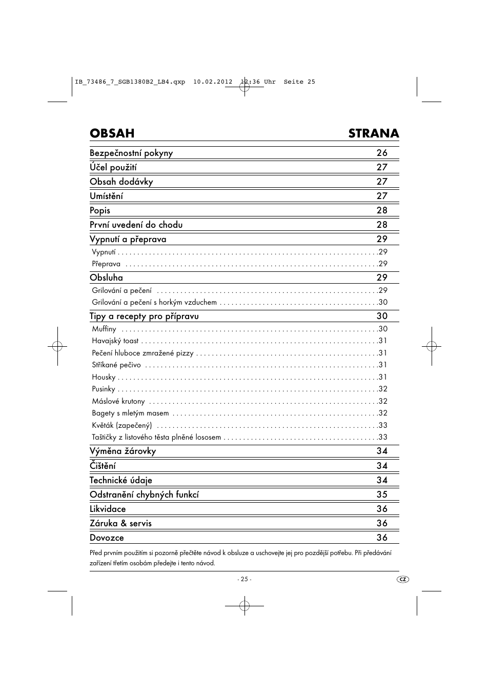 Silvercrest SGB 1380 B2 User Manual | Page 27 / 63
