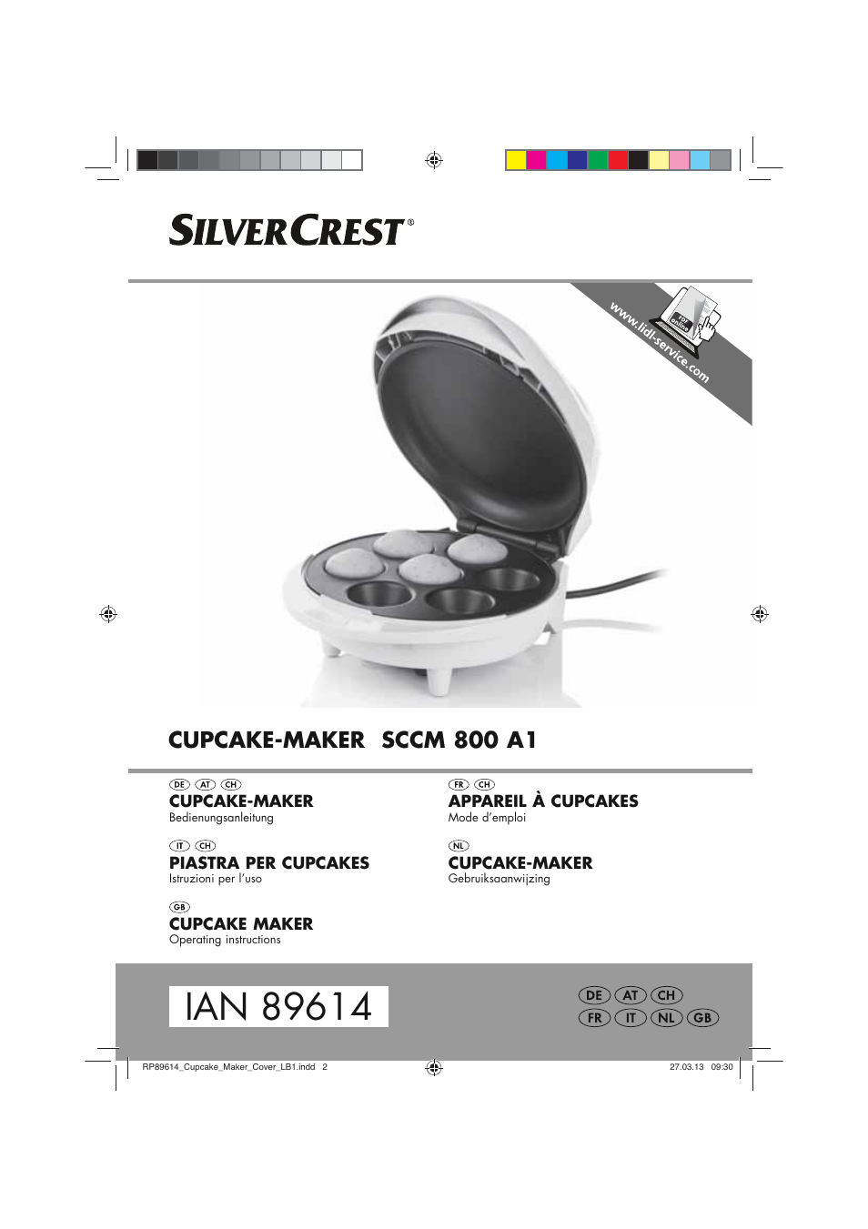 Silvercrest SCCM 800 A1 User Manual | 78 pages