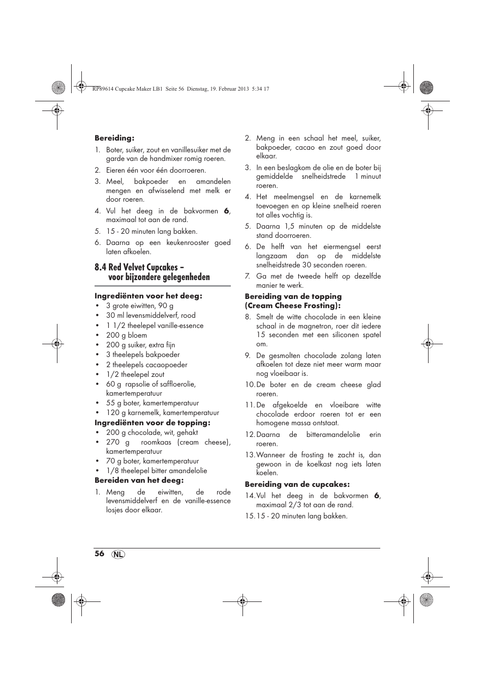Silvercrest SCCM 800 A1 User Manual | Page 58 / 78