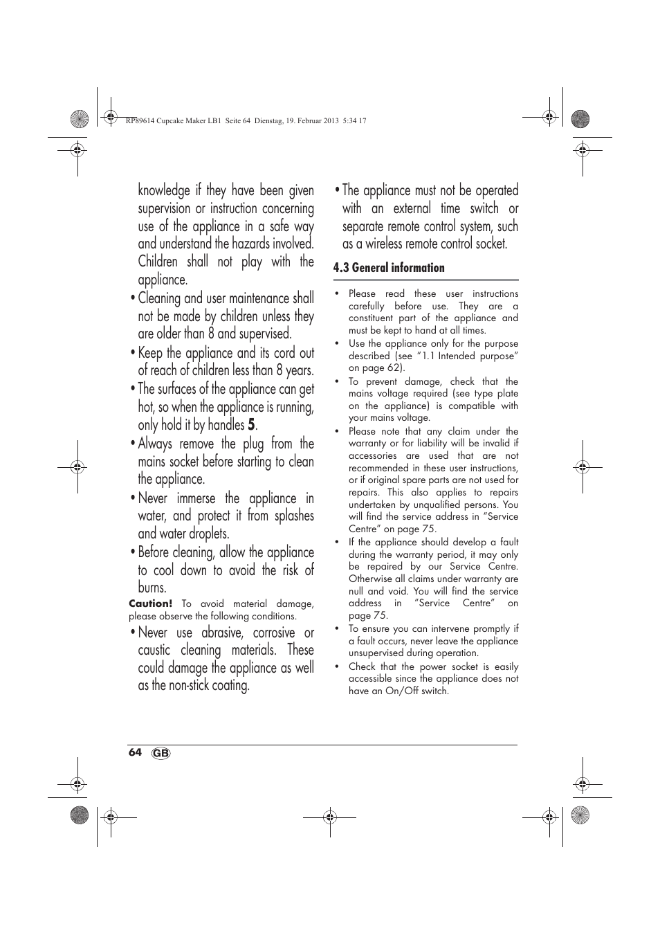 Silvercrest SCCM 800 A1 User Manual | Page 66 / 78