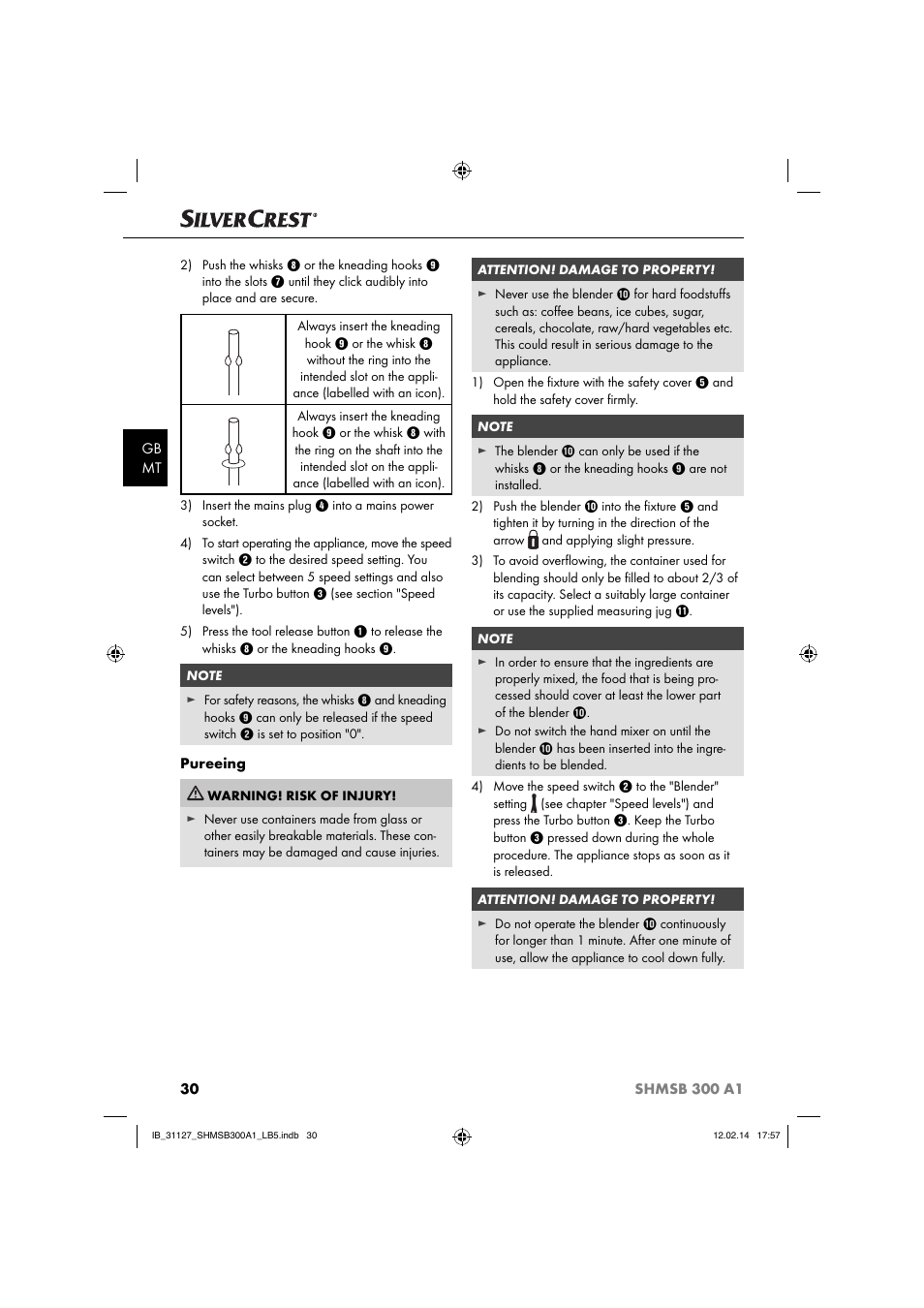 Silvercrest SHMSB 300 A1 User Manual | Page 33 / 44